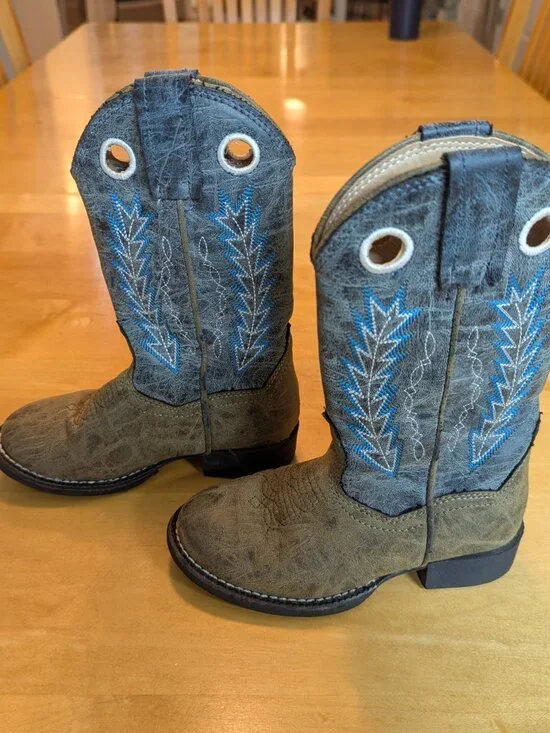 Kids Roper Cowboy Boots - Picture 1 of 6